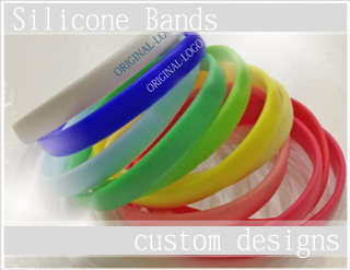 silicone bands custom designs